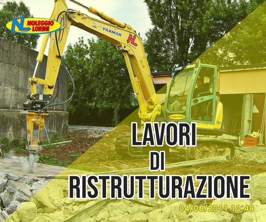 Lavori di ristrutturazione: quali macchinari utilizzare?