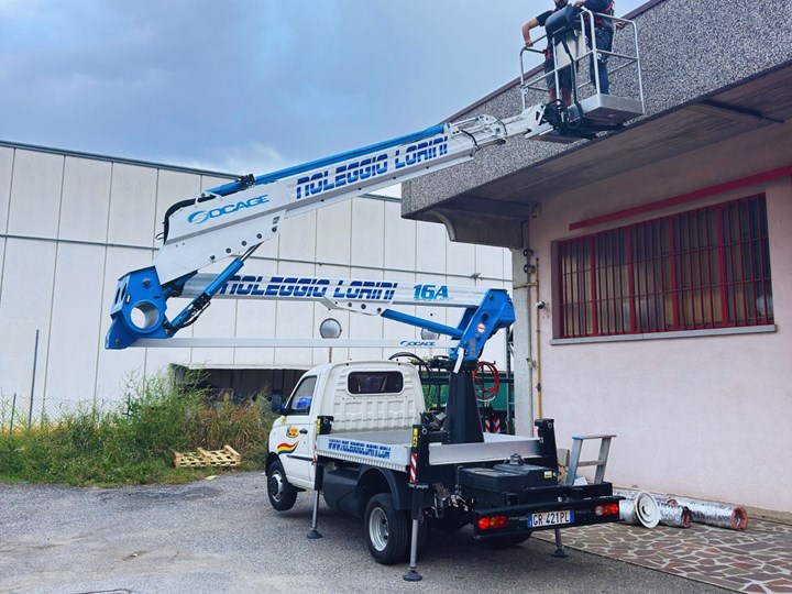 PIATTAFORMA 16 MT AUTOCARRATA NOLEGGIO LORINI